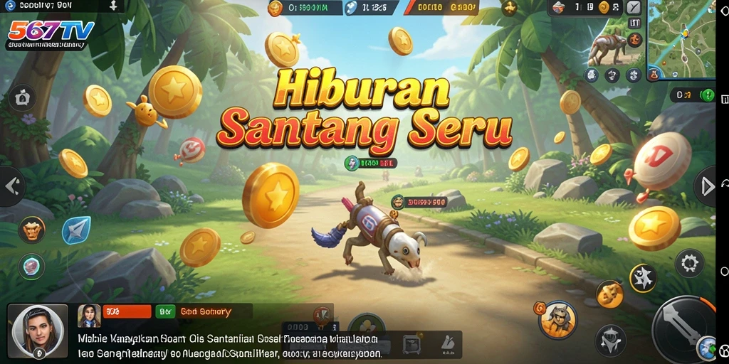 Tampilan gameplay santai dan seru di 567TV.