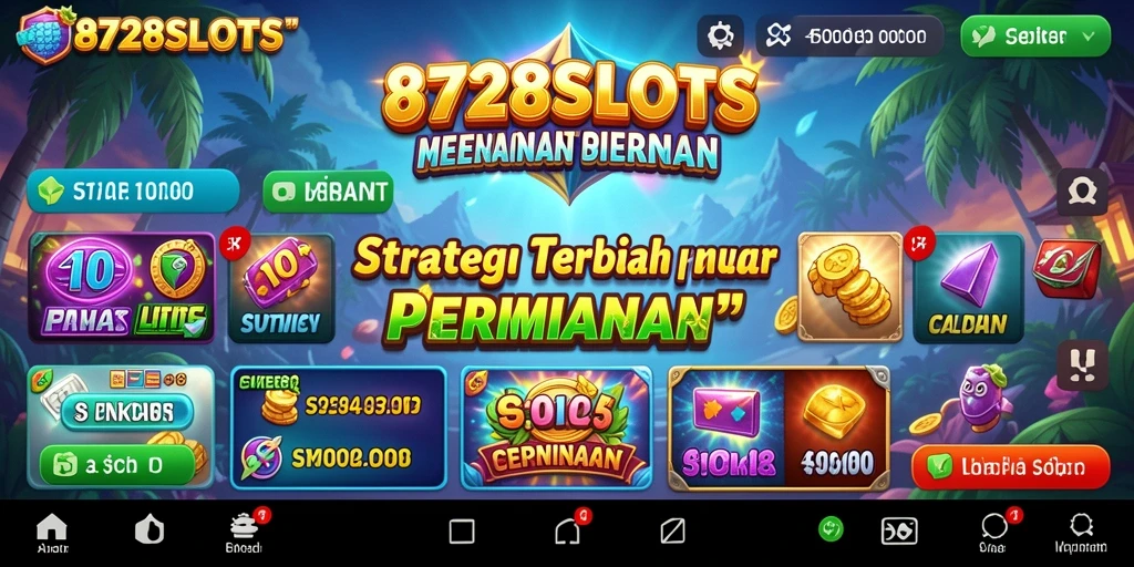 Tampilan gameplay menarik dari 8728SLOTS yang menampilkan strategi dan keberuntungan.