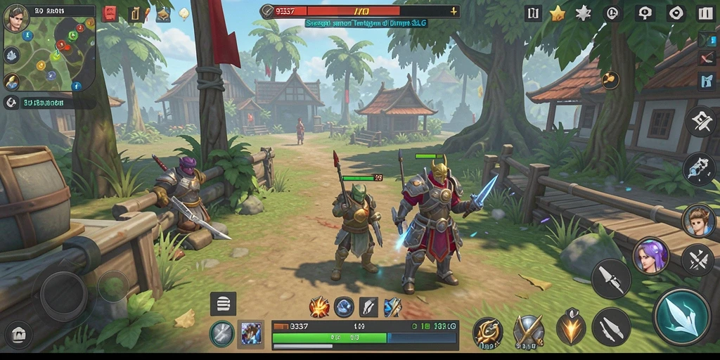 Screenshot gameplay strategi intens di 93337.