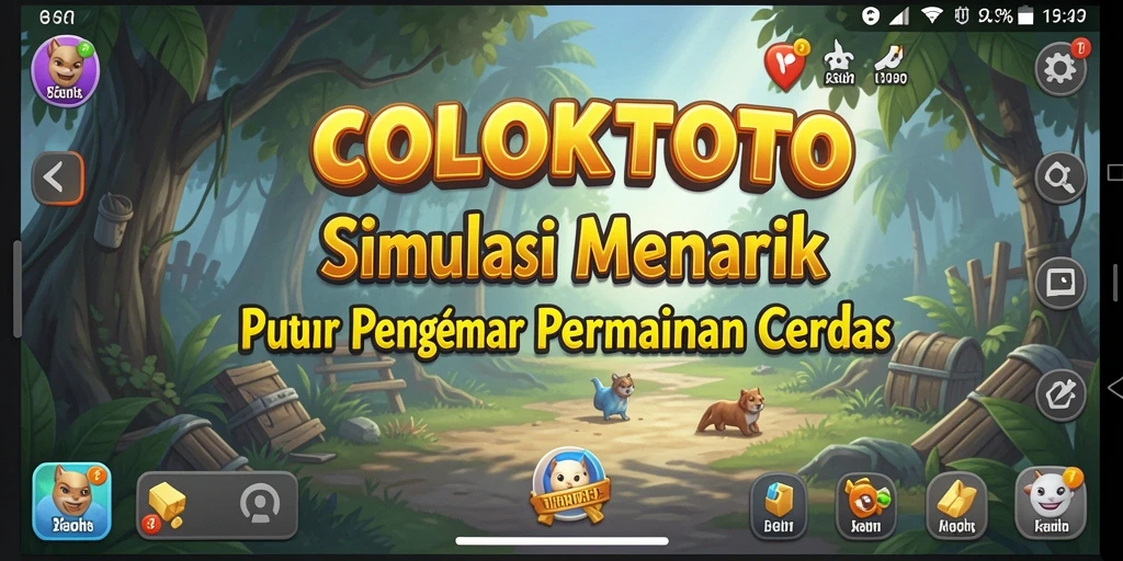 Screenshot gameplay COLOKTOTO menampilkan aksi strategis yang mendebarkan.