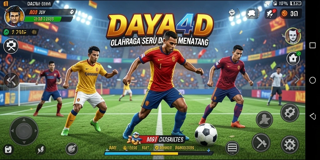 Gameplay seru dari DAYA4D dengan aksi olahraga yang mendebarkan.