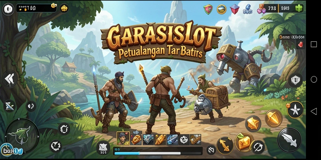 Tangkapan layar GARASISLOT menampilkan petualangan seru di dunia terbuka.