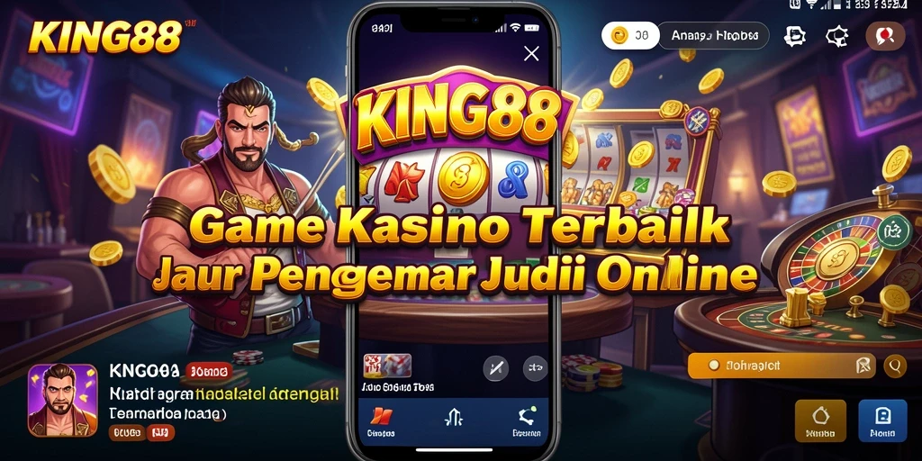 Tampilan layar utama KING88 menampilkan berbagai permainan Kasino yang seru.