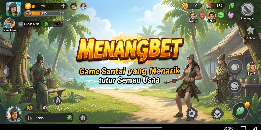 Tampilan permainan MENANGBET yang seru dan penuh warna.