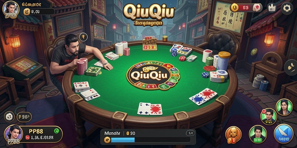 Tampilan gameplay QiuQiu di PP88 yang seru.
